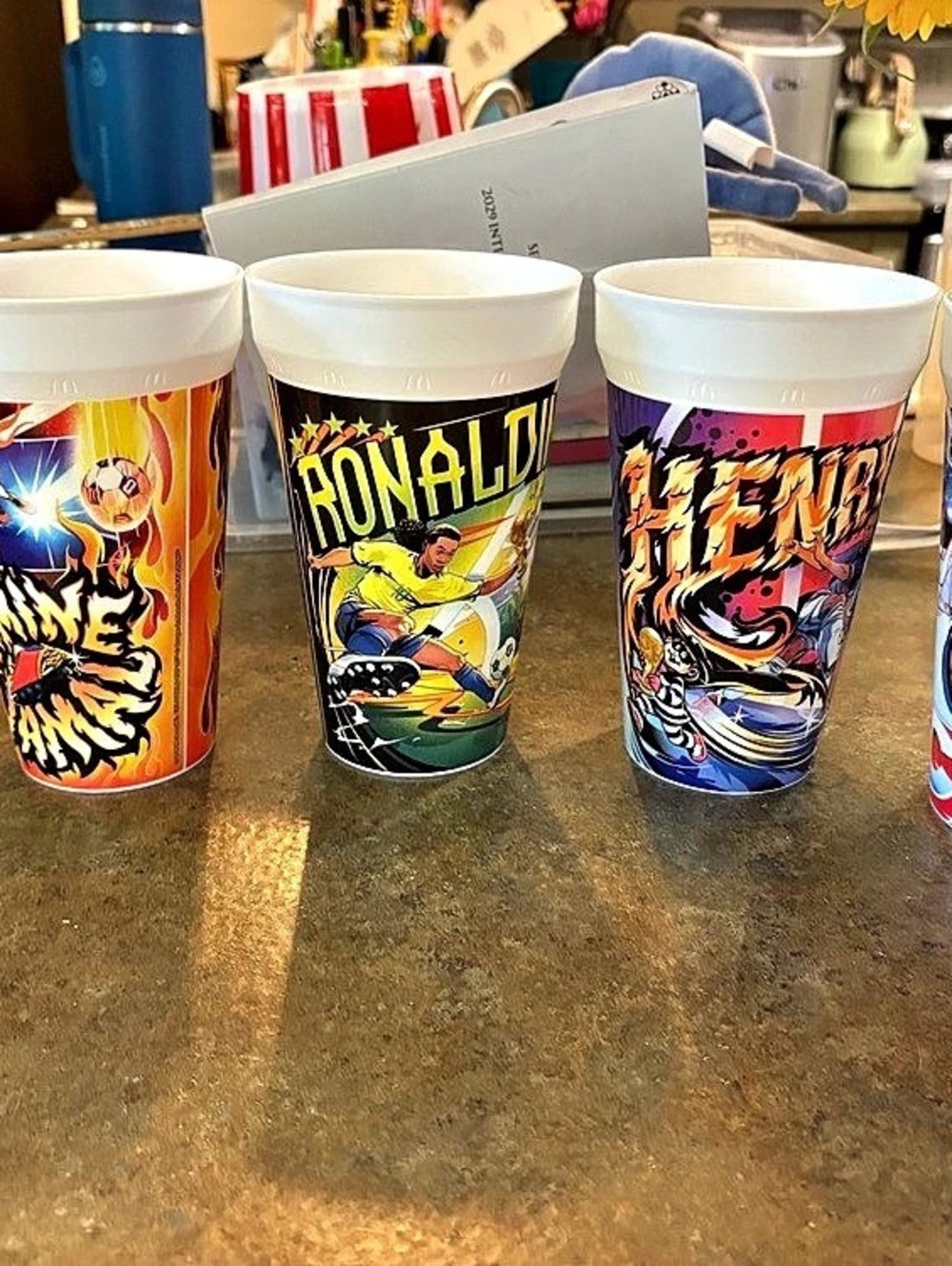 McDonald's 2026 FIFA World Cup Collectible Cups Set of 5